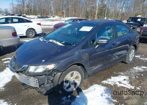 2015 Honda Civic Lx из США, поврежденный, VIN 19XFB2F55FE271753